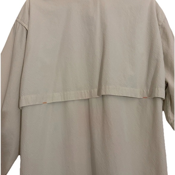 Orvis Open Air Caster Long-Sleeve White Button Shirt Men’s XLT Tall UPF50 Vented - Picture 6 of 14
